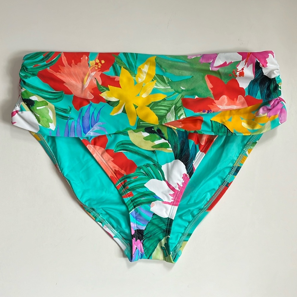 La Blanca Standard Shirred Band Hipster Bikini Swimsuit Bottom Woman’s Size US 4